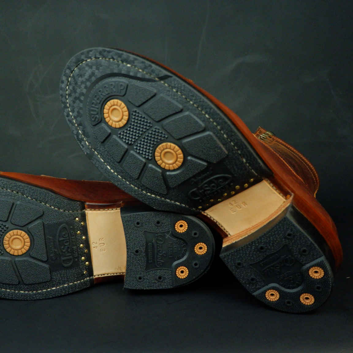 Prof Barnets “Benjamin” Cap Toe Balmoral 6” ( Gallun Horse Butt Cognac )
