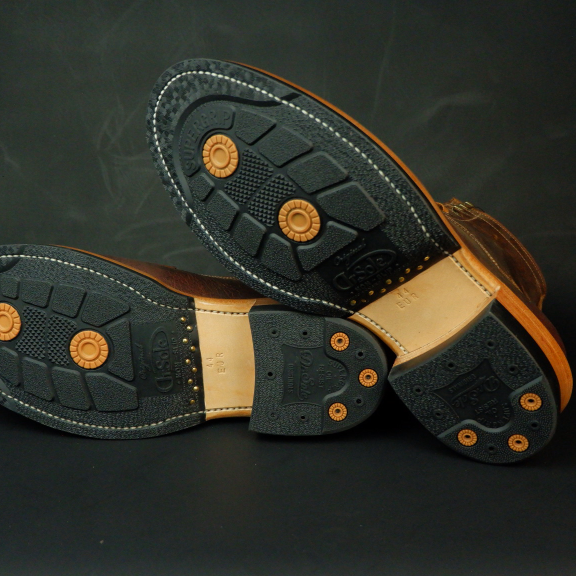 Prof Barnets "Benjamin" Cap Toe Balmoral 6" ( Gallun Teton Deer Cognac )