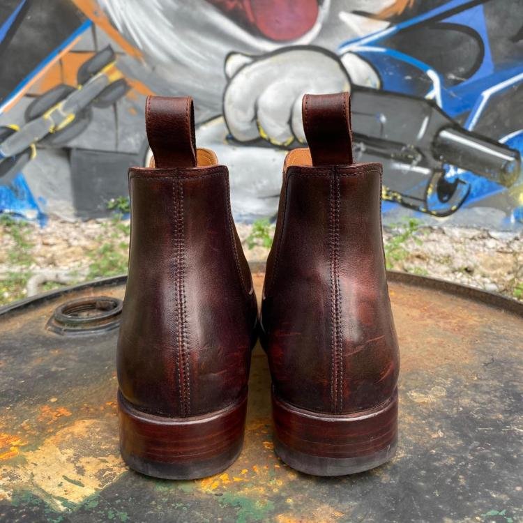 Pre-owned Briselblack Wholecut Chelsea Boots “The Seventh”