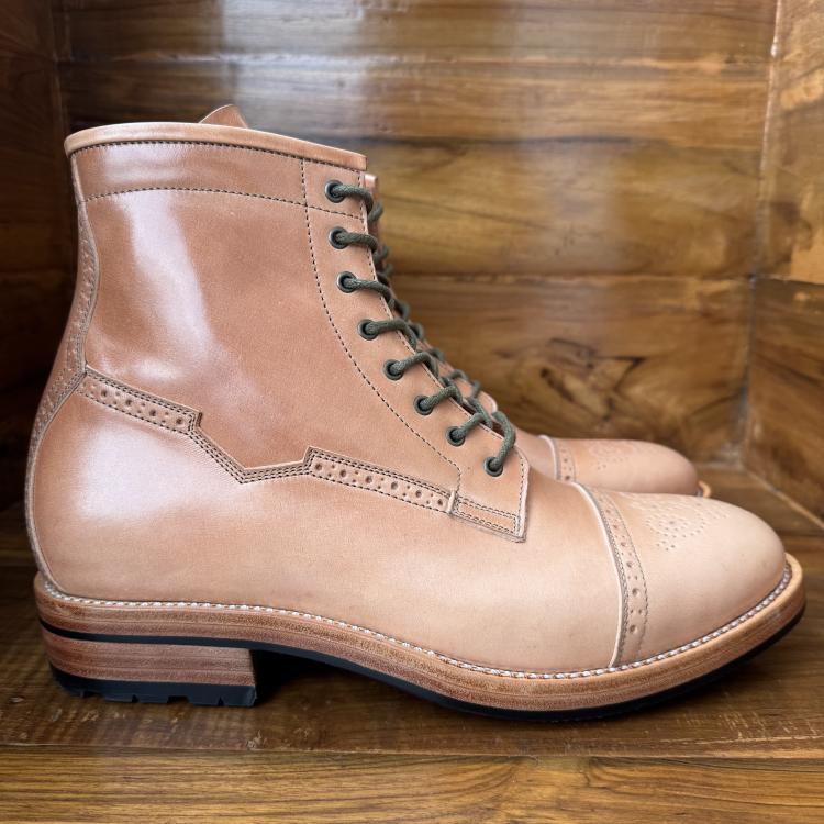Prof. Barnets "Benjamin" Balmoral Cap Toe Boots