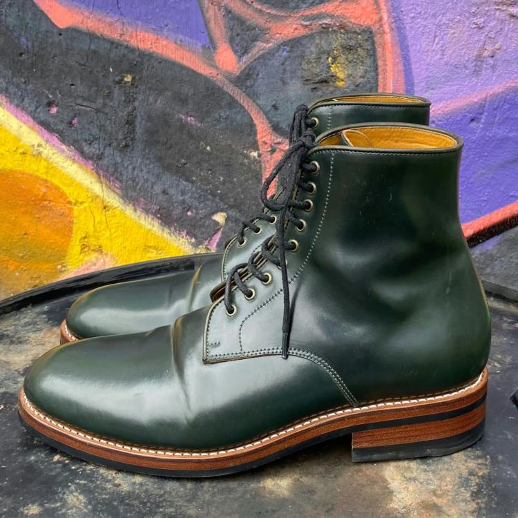 Pre-owned Junkard Gallant Plain Toe Service Boots