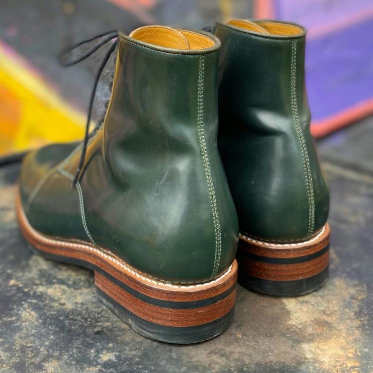Pre-owned Junkard Gallant Plain Toe Service Boots