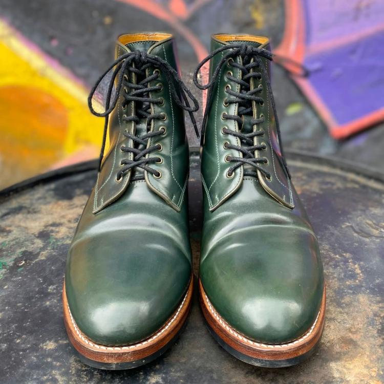 Pre-owned Junkard Gallant Plain Toe Service Boots